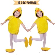 Duck Chicken Animal Costume Toddler Chicken Cuckling Yellow Duck Dance Clothes Children