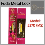 Fuda 5370(MS) Metal Lock Single Mortise Grill Door Hook Lock 5370 | Pintu Besi Kepak
