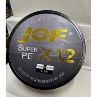 ✨โปรโมชั่นพิเศษ✨ สายพีอี สายPE JOF  Super PE x12     KM4.20738❤โปรโมชั่นพิเศษ❤