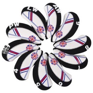 Others - 10套高爾夫球桿頭套，男女適用高爾夫球桿頭保護套，高爾夫配件