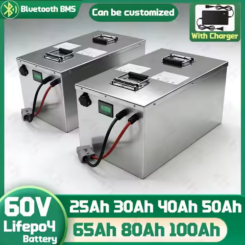 XH-100Ah 60V 60Ah 80Ah 30Ah 60V 40Ah 150Ah 120Ah lifepo4 Lithium battery pack with Bluetooth APP BMS