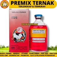USFA B12 INJEKSI - 100 ML - Vitamin B12 untuk hewan - Mengatasi anemia pada hewan