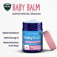 VICKS BABY BALSAM/ VICKS BABY RUB reduces Flu/Baby Dot