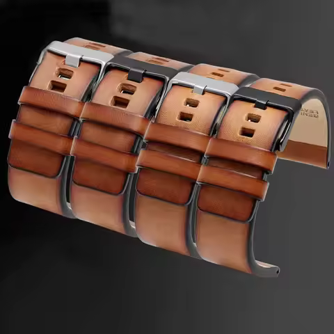 Cowhide bracelet for diesel DZ7406 DZ7408 DZ4476 DZ4343 watch strap Brown watchband 22mm 24 26mm Ret