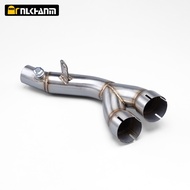 For Yamaha R6 YZF R6 2006-2019 Exhaust Muffler Y Mid Pipe Link Motorcycle Link Muffler Pipe Silencer