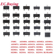 20 Pieces 1N60G AO3400A AO3401A AO3402A AO3404A AO3407A AO3409A AO3413A AO3414A AO3415A AO3416A AO34