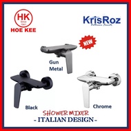 KrisROZ Shower Mixer 73004D (Chrome / Black / Gun Metal)