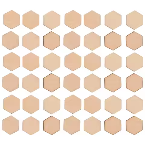 200 PC Wooden Ornaments DIY Crafts Dowels Shapes Hanging Small Artificial Plants Product