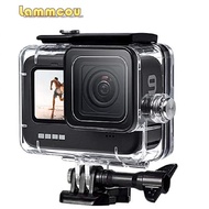 Lammcou 60M Waterproof Case Compatible with GoPro Hero 9 Black, Protective Underwater Dive Housing Shell with Bracket Accessories Compatible with Go Pro Hero9 Action Camera