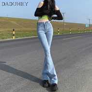 Daduhey Women Cotton Palazzo Bootcut Jeans - 7 Colours [Free Belt]