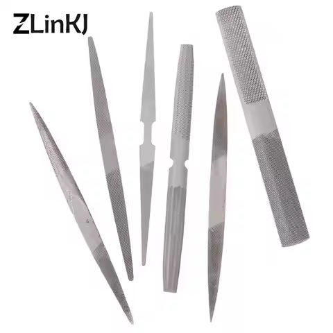 1pcs Half-Round Wax Shaping File Double-Head Files Half Round Files Hand File Sharp Flat Shaping Pol