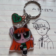 keychain haerin newjeans handmade trinket