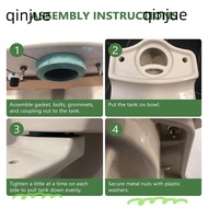 QINJUE Toilet Tank Flush Valve, Repairing Universal Toilet Coupling Kit, Spare Parts Durable AS738756-0070A Toilet Seal Gasket for AS738756-0070A