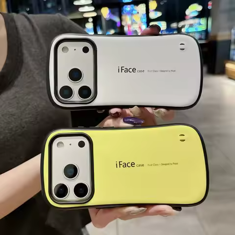 Case For iPhone 17 16 15 14 13 Pro Max Air iFace Classic Smooth Glossy Armor Shockproof Luxury Back 