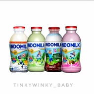 Indomilk Liquid Milk Uht Bottle Chocolate/Strawberry/Melon/Vanilla Marie 190ml