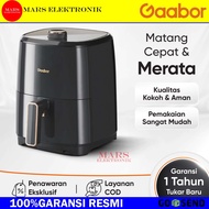 GAABOR AIR FRYER AF40M-BK03A - 4 LITER - LOW WATT OIL-LESS FRYER AF 40M BK03A - READY