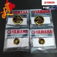 Yamaha Y15ZR Y15 Lc 135 V6 Gold / Chrome 3D Logo Timbul Emblem Logo Full 4pc Set