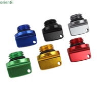 ORIENMY Motorcycle Oil Cap, CNC Aluminum Plug, Oil-Cover Universal Screw-On Engine Engine Oil Cap En