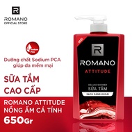Sữa tắm Romano hương nước hoa Classic/ Attitude/ Force/ Gentleman 650g/ chai
