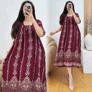 Aluna - Gisel's Daster - Modern Nursing Daster with Aqila Side Straps, Rayon Material, Front Buttons