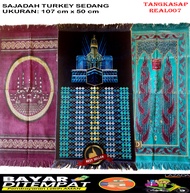 TANGKASAP -Sajadah Sedang ukuran ( 107 cm x 50 cm ) / Sajadah Anak Kecil Beludru Murah / BISA BAYAR