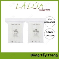 Combo of 2 Ceiba Cotton Makeup Remover Pads 234 pieces