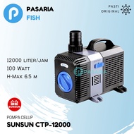 SUNSUN CTP12000/CTP 12000 Liter per Jam 100 watt Pompa Celup Aquarium/Kolam