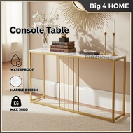 Big 4 Home Console Table Scratch-proof Bar Table Side Table Iron Shelf Storage Table Meja Bar Konsol