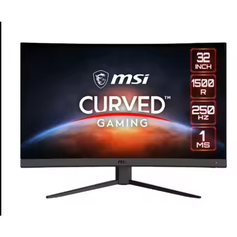 Gaming Monitor G32C4X 31.5 1K 250HZ 1500R Monitor Refresh Rate for Gaming PC Monitor