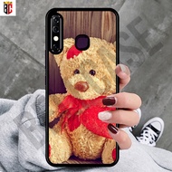 Beli Case Infinix Hot 8 Cassing Terbaru Gambar Boneka Beruang - All tipe Untuk Pria Dan Wanita - Softcase Glass Kaca - Hardcase 2D Kaca - Murah Meriah - Casemurah - Cassing Handphone - Paling Laku - Bisa COD