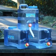 5L/10L/12L/15L/18L/25LPortable Food-Grade Water Container with Faucet for Camping Picnic Driving
