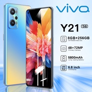 【aurora888】murah Handphone ViV0 Y21 cuci gudang terbaru 2022 baru murah hp Smartphone 8GB RAM+256GB 