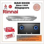 RINNAI RH-S269-SSR SLIMLINE HOOD STAINLESS STEEL +RINNAI RB-2CGN 2 BURNER BUILT IN HOB BUNDLE