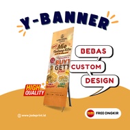 [JADE] Print Y Banner 80x180cm Banner Standing Custom Banner Custom Banner Albatros Banner Flexy China Polyskin