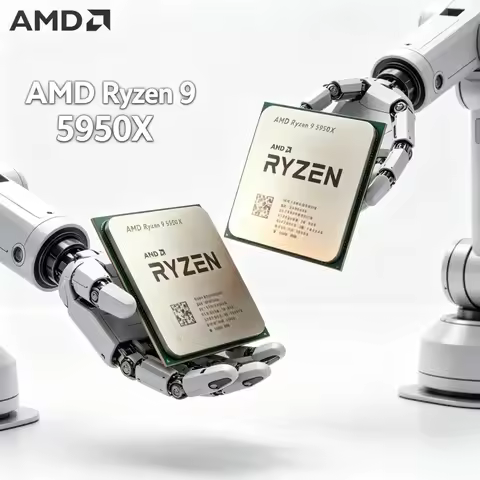 AMD High Performance AMD R9 5950X Desktop CPU AM4 16 Core 32 Thread 3.4-4.9GHz 105W Loose Chip For G