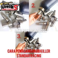 DB Killer Standard Exhaust Soundproofing Copy CMS TZM WRC ZRC Shijiro 28mm 32mm 35mm 38mm 45, 48 50m