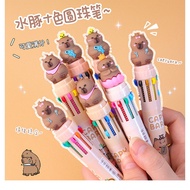 PENS 10 COLORS, 6 COLORS AND 4 COLORS CAPYBARA KAPIBARA