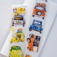 Pet tape sticker car Ding Ding cycle 166cm meohime