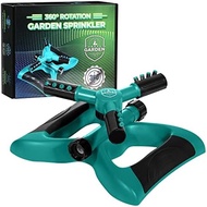 Joeys Sprinkler for Yard, Rotating Garden Sprinkler for Large Area Coverage, Lawn and Yard Sprinkler