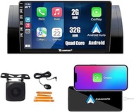 Kunfine CarPlay Android Auto Navigation Stereo GPS Radio Camera Display 9" IPS Touchscreen Headunit 