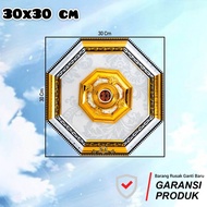 [BERGARANSI] Fitting Lampu Terlaris 30x30 Cm Ornamen Plafon Pvc Gypsum Beton Grc Hiasan Lampu Rumah