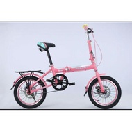 Sepeda Lipat Anak Perempuan 16 Inch Merk Kouan