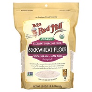 Bob s Red Mill, Organic Buckwheat Flour, Whole Grain, 22 oz (624 g)