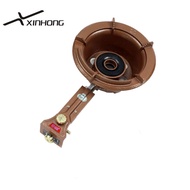 XINHONG Commercial Wine Red Burner Heavy Duty Stove For Restaurant Industrial High Pressure Burner Gas Stove Heavy Duty Burner Gas Stove Industrial Stove