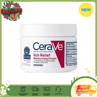 (100% Authentic) CeraVe Itch Relief Moisturizing Cream 340g For Dry Skin