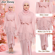 JOJOBars Lace Baju Kurung Sulam baju pengantin perempuan Kurung Moden Kebaya Tunang Nikah Kenduri Kedah/Nikah Pleated Kurung