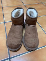 澳洲 正版 UGG 羊毛 短板 雪靴 38號 24公分