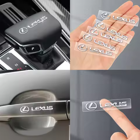2/5/10pcs Car Logo 3D Metal Stickers Decorative Accessories For Lexus F-SPORT ES RX NX LS UX LM LX G