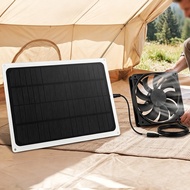 【NEW】20W Solar panel, solar camping fan, outdoor solar panel powered exhaust fan