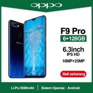 hp OPPO F9 pro 6.3inci LCD Smartphone 5g Wifi new 2022 asli ram 6 128G